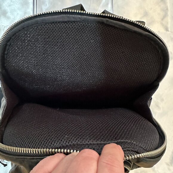 DKNY Black Sleek Soft Nappa Leather Backpack For Men or Women main image 7